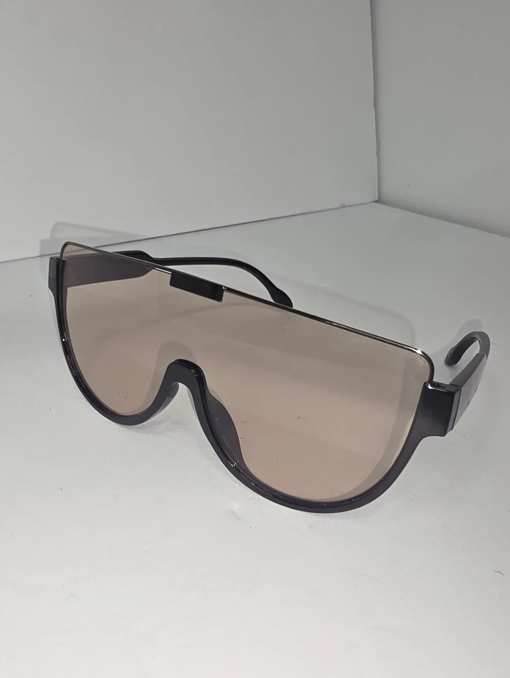 Oversized Shield Sunglasses Bundle Of 2 | Pink & Smoke Gray | Y2K Futuristic